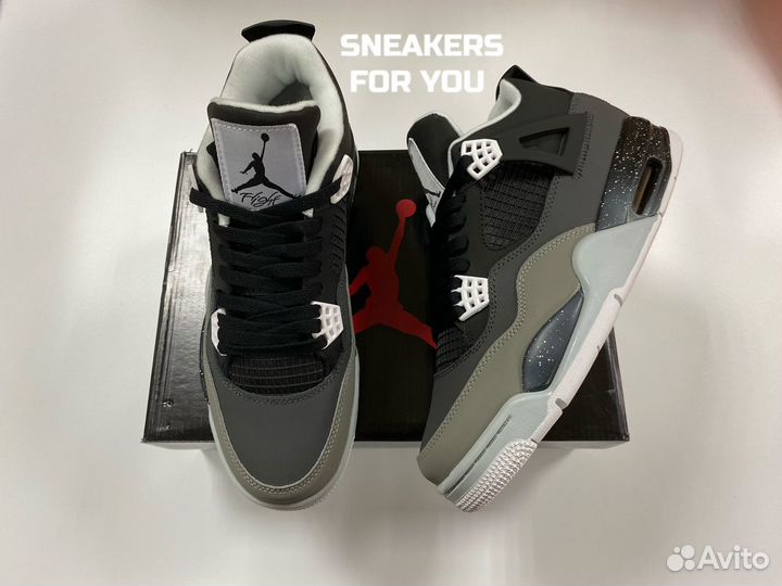 Кроссовки Nike air jordan 4 retro Fear