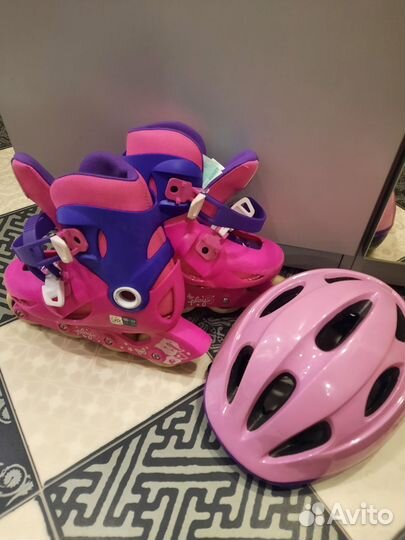 Ролики детские для девочек, размер 30-32