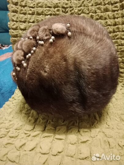 Шапка норковая