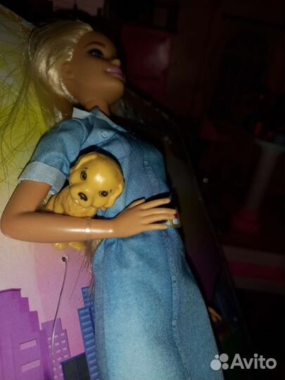Барби новая с щенком