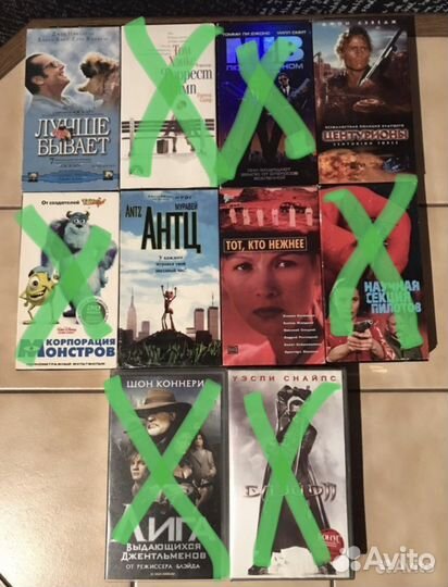 Фильмы на vhs кассетах