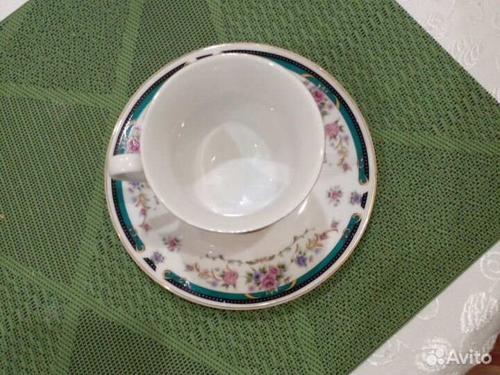 Чашка китайская с блюдцем