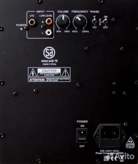 Сабвуфер System Audio SA Saxo SUB 10 Satin Black