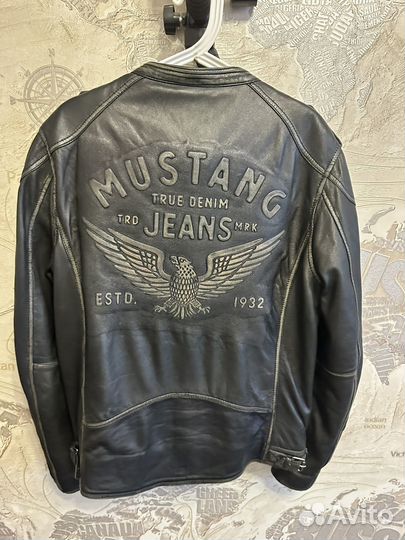 Мотокуртка кожаная мужская