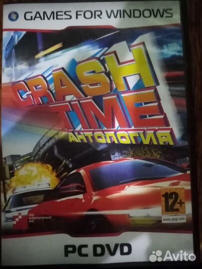Компьютерный диск с играми Crash Time