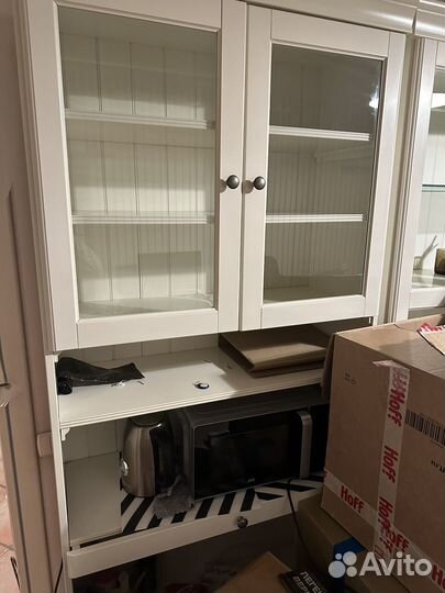 Стенка белая IKEA / шкаф, буфет, тумба