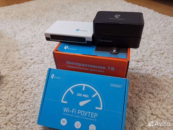 WiFi роутеры и тв приставки Ростелеком, Билайн