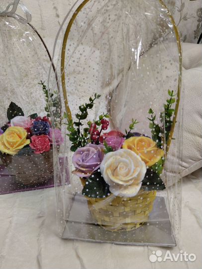 Мыло ручной работы букеты