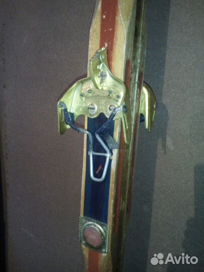 Лыжи с палками. раритет