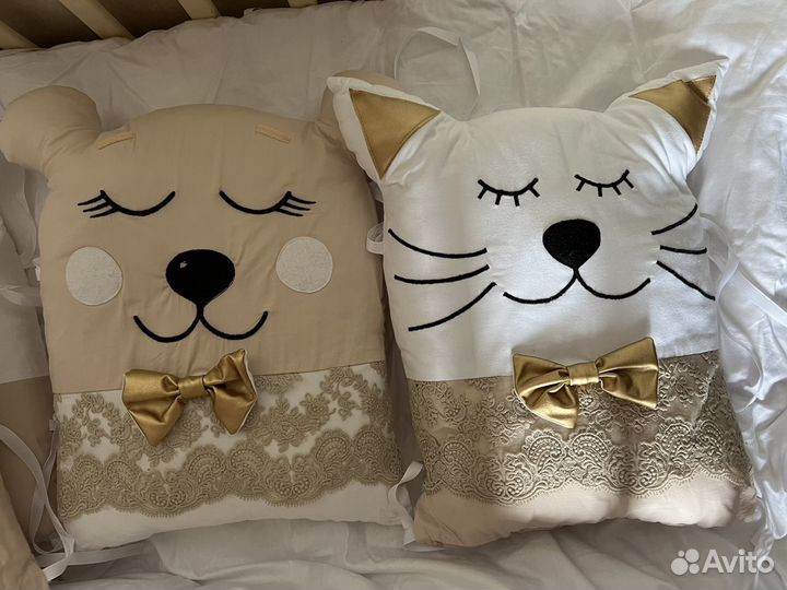 Бортики в детскую кроватку