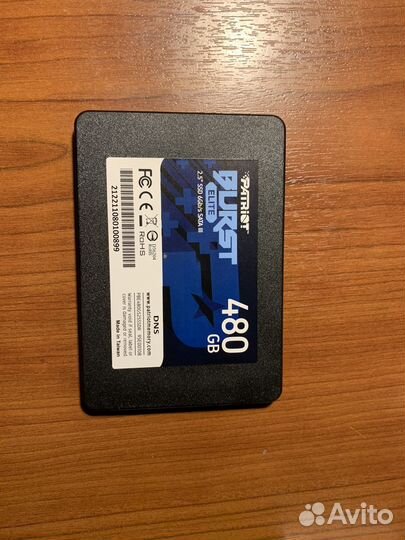 Ssd 480 patriot