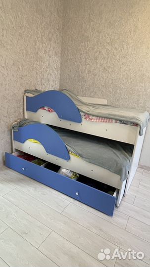 Двухъярусная детская кровать