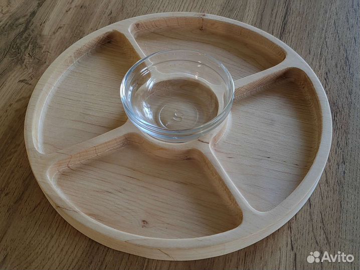 Менажница деревянная новая