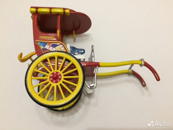 Модель повозки металл ретро