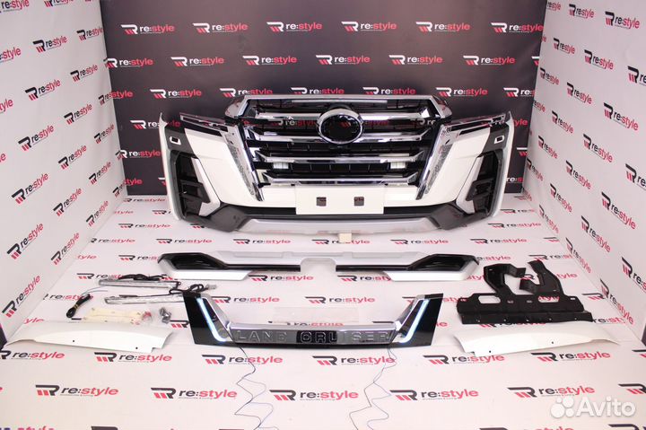 Обвес Toyota Land Cruiser 200 с16г Limgene Белый