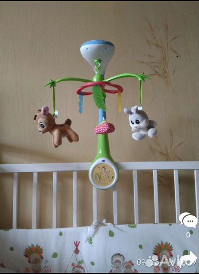 Мобиль музыкальный проектор chicco