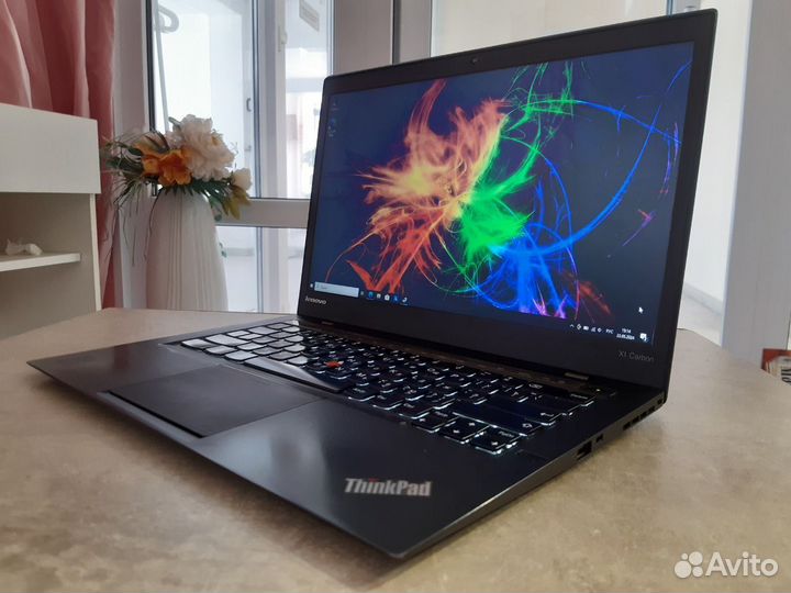 Ноутбук Lenovo ThinkPad x1 Carbon, быстрый, легкий