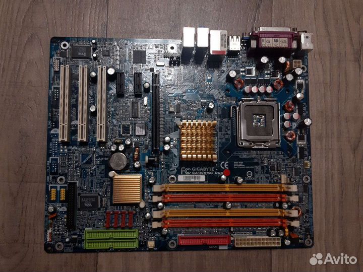 Материнская плата gigabyte 775