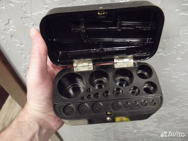 Коробка для весовых гирек большая СССР