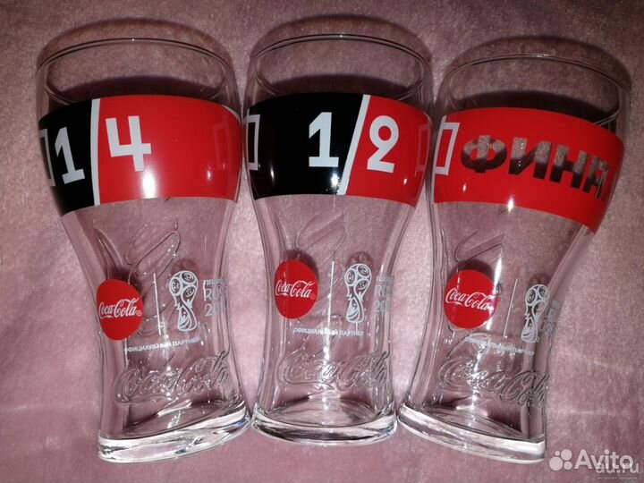 Коллекционные стаканы Coca-Cola 2018г