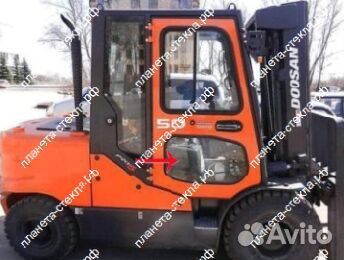 Стекло для вилочного погрузчика doosan D 50 SC-5 с