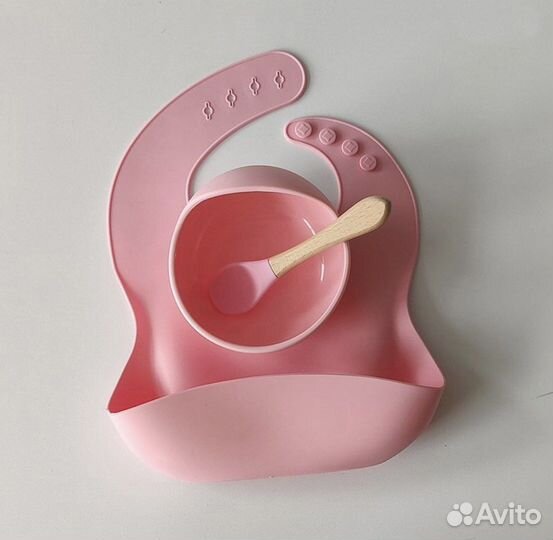 Силиконовая детская посуда Новая