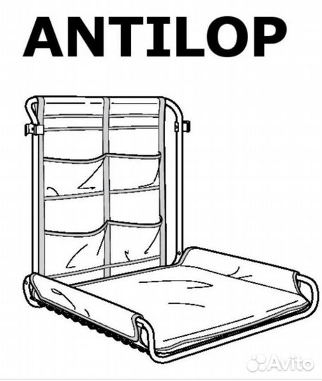 Пеленальный столик IKEA antilop