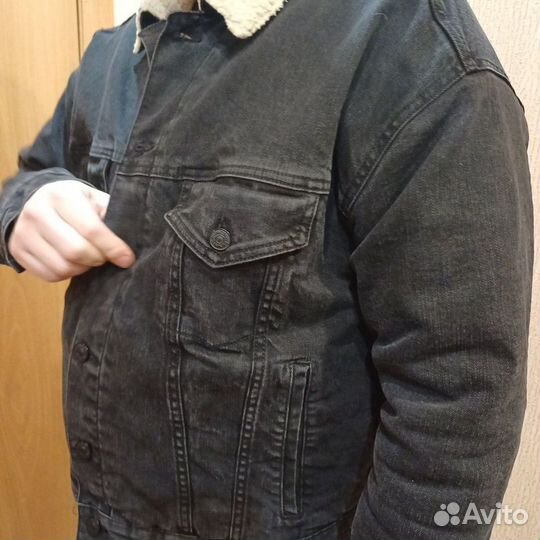 Куртка джинсовая утепленная 48-50р