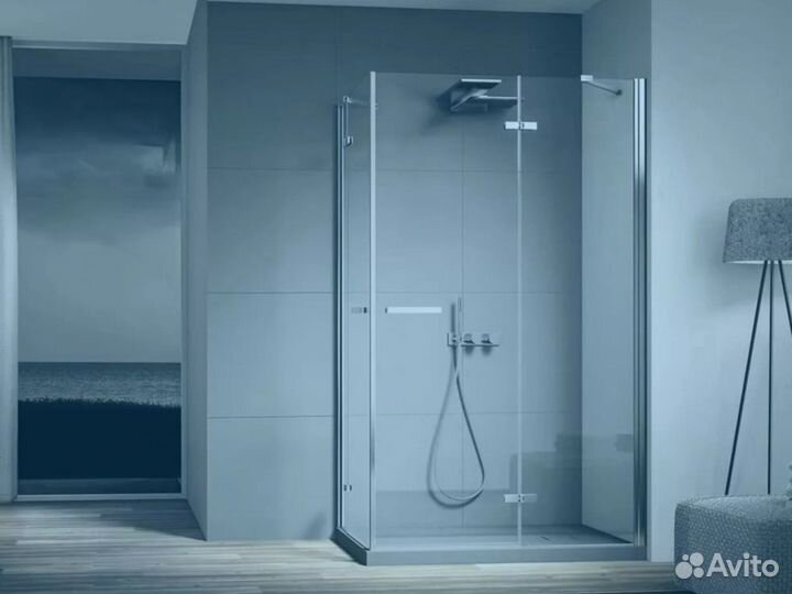 Стеклянные душевые перегородки