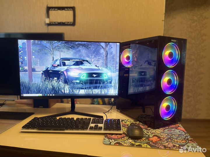 Мощный Пк 6 ядер 4.1ггц/R9 270X/Монитор,клава,мышь