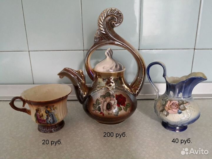 Тарелки Кувшин Салатники (керамика) СССР