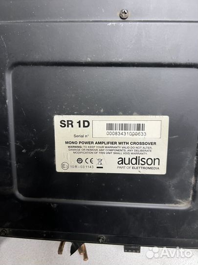 Усилитель audison SR1D