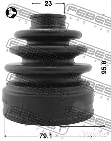 Пыльник шруса внутреннего (комплект)