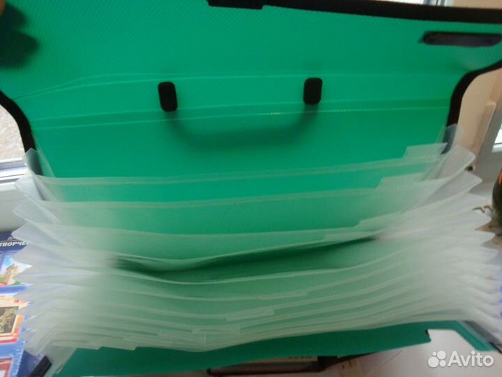 Портфель-папка пластиковый для документов А4