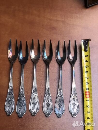 Вилки для лимона,ссср,мельхиор