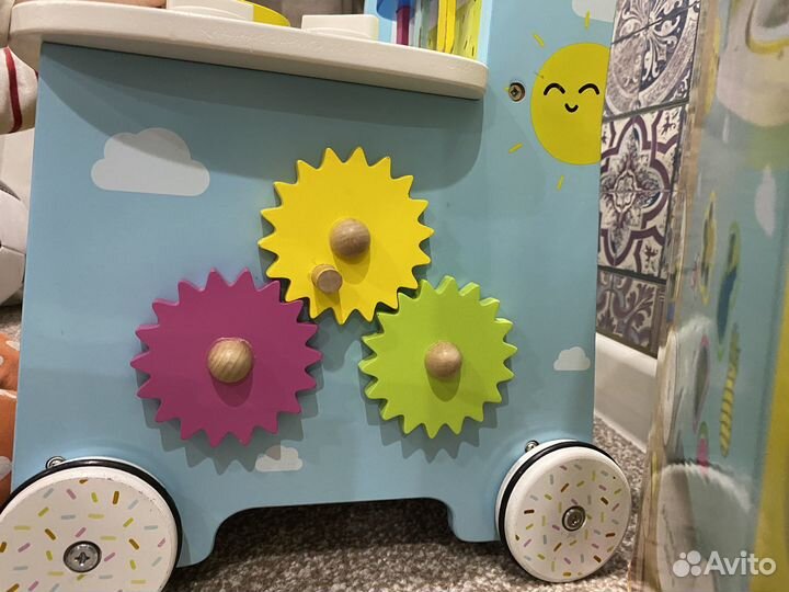 Ходунки каталка деревянная кухня elc