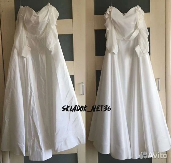 Отпаривание свадебного платья