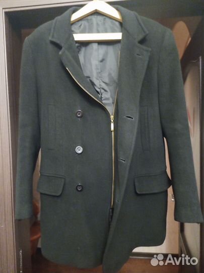 Пальто мужское черное 44