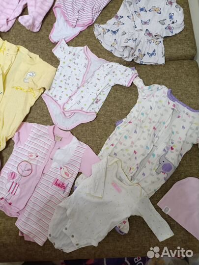 Одежда для девочек 0-6 мес