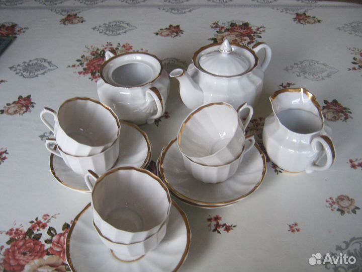 Чайный сервиз вербилки СССР