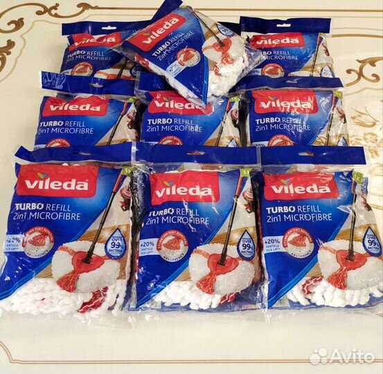Оригинал Vileda Turbo 2/1 насадка для швабры