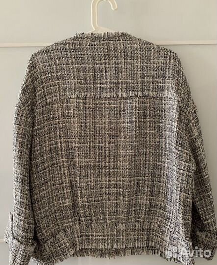 Твидовый бомбер Massimo Dutti