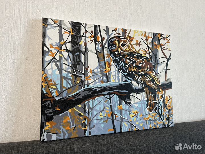 Картина сова