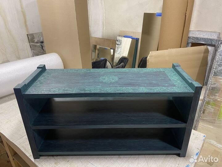 Лавка обувница в прихожую деревянная