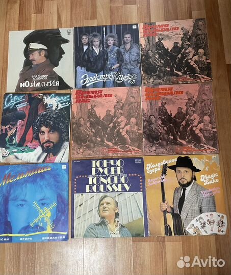 Виниловые пластинки СССР