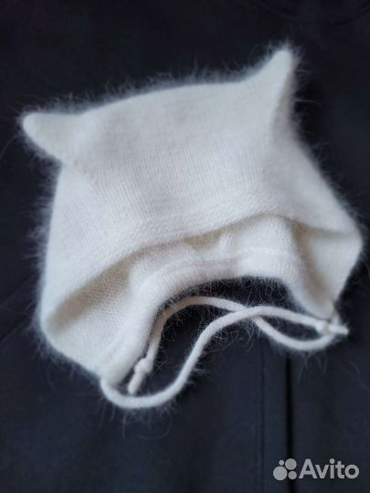 Шапка с ушками, весенняя, детская шапка с ушками