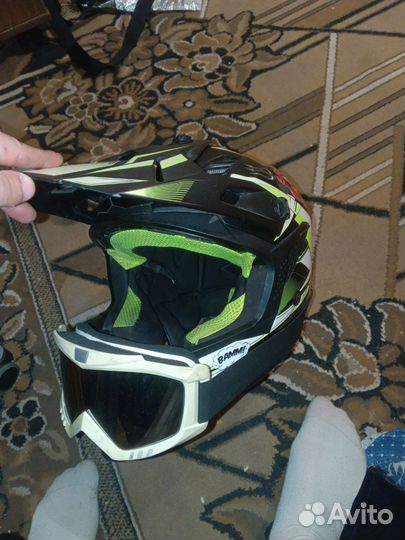 Мото шлем эндуро