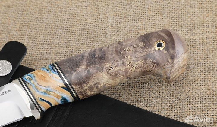 Нож Барракуда-3 сталь S390 рукоять зуб а и карельс