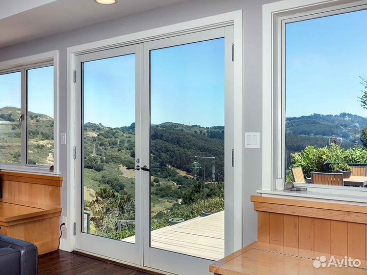 Ремонт окон, фурнитура hoppe RAL3461