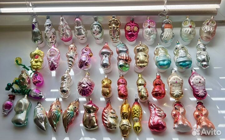 Елочные игрушки ссср,сказочные персонажи